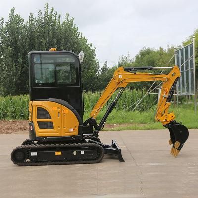 EPA Small Crawler Excavator 2700kg Fw25u Cabin with Raker/Ripper/Gripper/Digger and Yanmar Engine