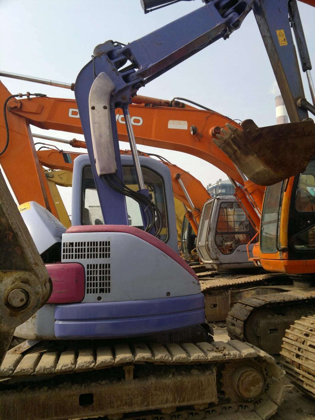 Japan Original Rubber Track 7t Used Komatsu PC75uu Excavator