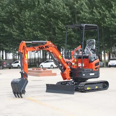 1.75ton 1.6 Ton Crawler Mini Tracked Hydraulic Digger Excavator