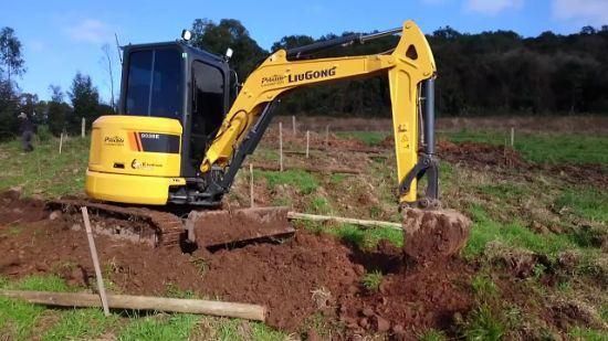 Liugong Clg9045e 4 Tons Mini Excavator with 0.12cbm Bucket