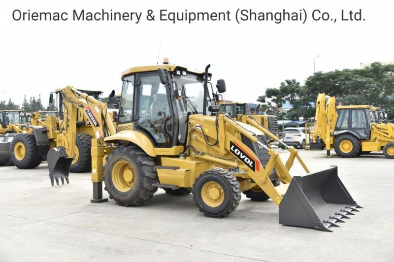China Hot Backhoe 1m3 Loading Digger Flb468-II Skid Steer Backhoe for Sale