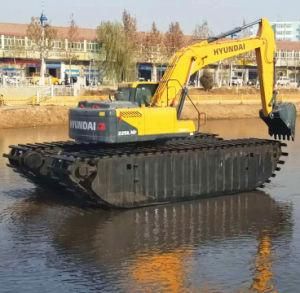 LC-Sw22 Floating Swamp and Wetland Backhoe Amphibious Excavator with Hundai Excvator Upper