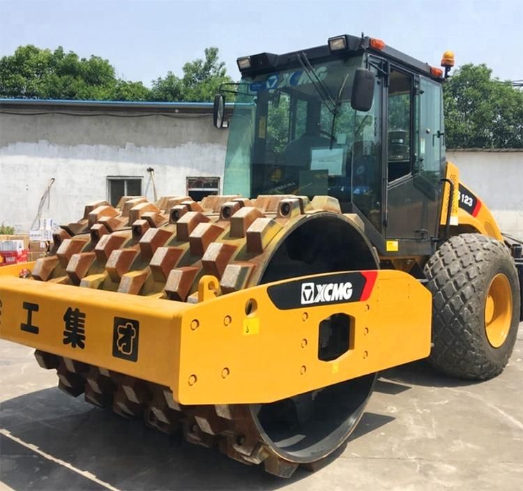 XCMG Official Xs123 130HP Single Drum Vibratory China New Road Roller Compactor Machine Price for Sale