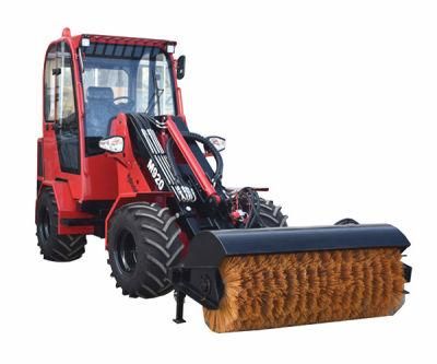 Small Radlader Mini Wheel Loader 1t Telescopic CE Front Loader with Mini Digger Attachment for Sale