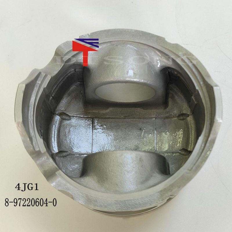High-Performance Diesel Engine Parts Piston 8-97220604-0 for Excavator Zx70-3 Zx70-5 Engine 4jg1