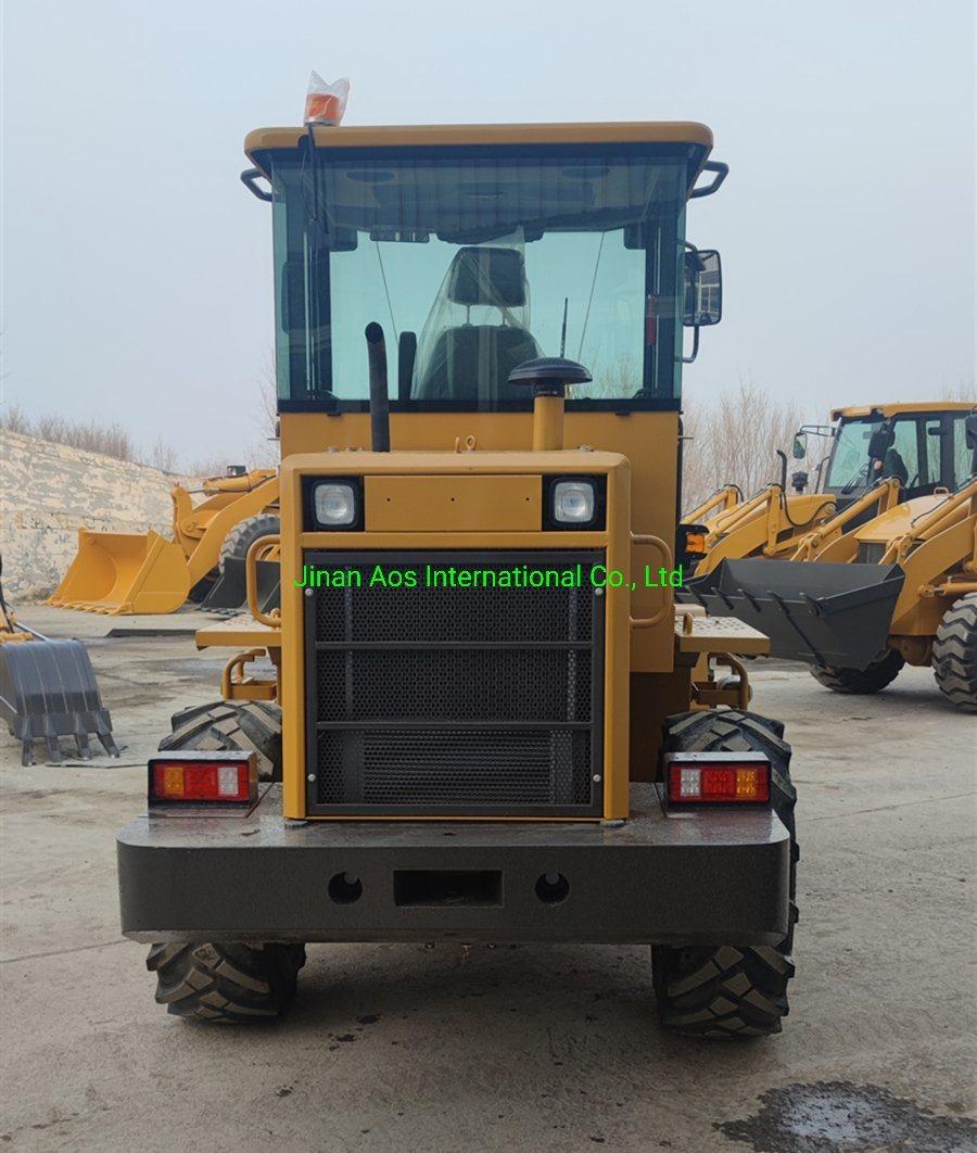 2022 2ton Mini Front End Loading Machine Wheel Loader for Construction