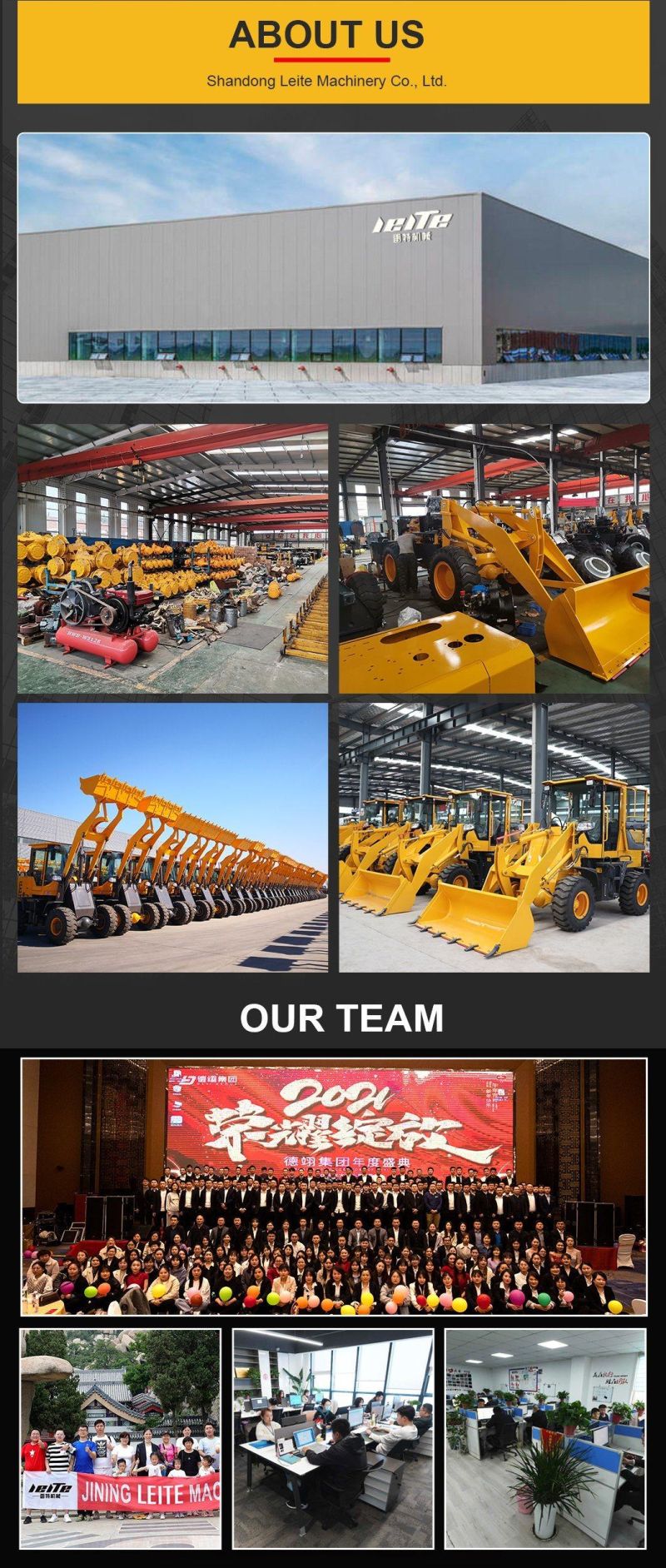 Loading 0.8-5 Ton Thick Steel Plate Cheap Telescopic Front End Wheel Loaders Mini Loader Price