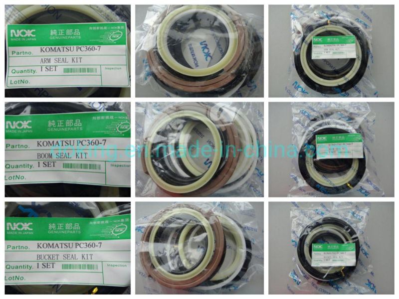 Excavator Hydraulic Cylinder Boom, Arm, Bucket Seal Kit PC240-7