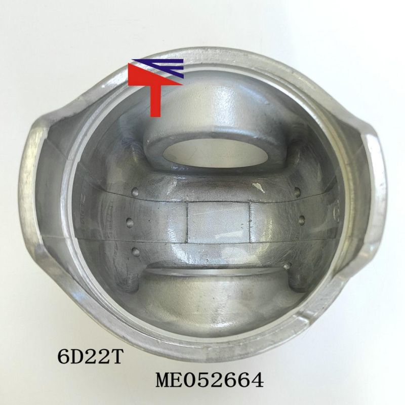 High-Performance Diesel Engine Engineering Machinery Parts Piston Me052664 for Engine Parts 6D22t HD1430-3 Sh300A1 Generator Set Diameter 130mm