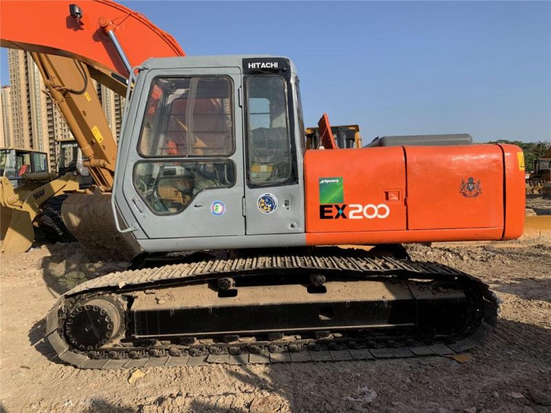 Construction Machine Crawler Excavator Hitachi Ex200 Ex200-3 Ex200-5 Zx200 Ex120 Digger Excavator Shovel