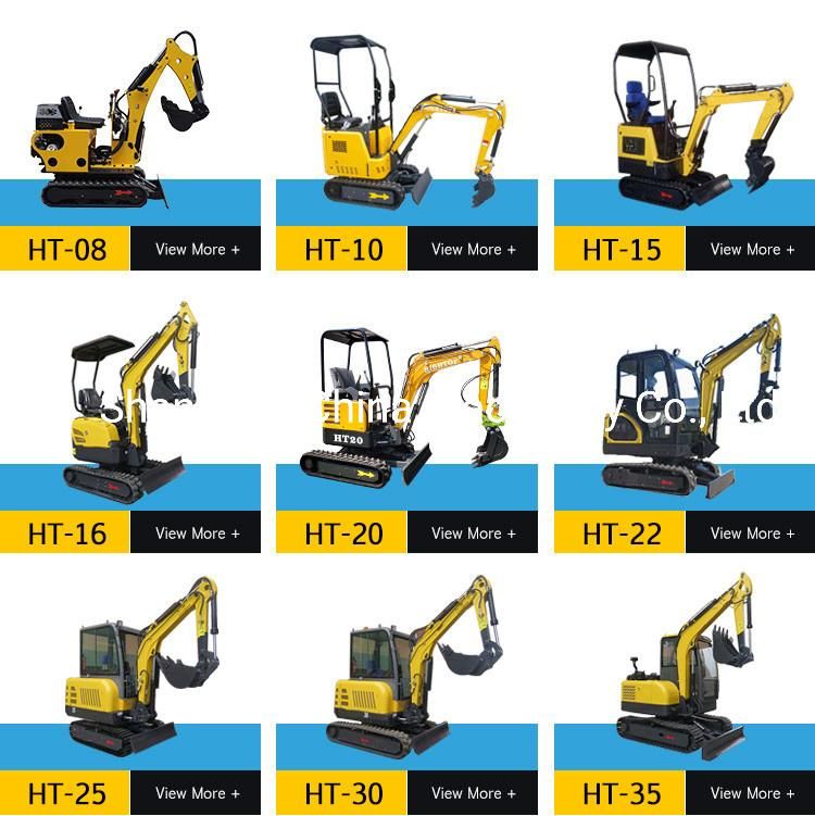 1 T Small Garden Digging Machine/Mini Excavator/Crawler Excavator/Small Digger with Profective Structure