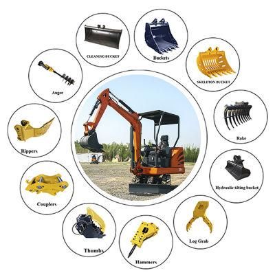 Shanding SD20b 2t 2 Ton Rubber Track Mini Excavator