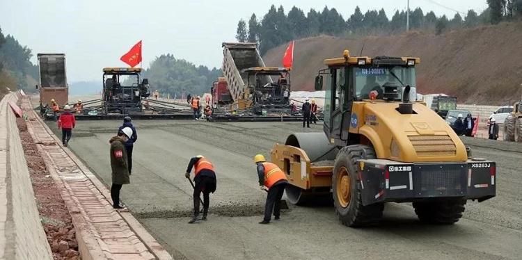 XCMG 12 Tons Mechanical Drive Single Drum Vibratory Road Roller Mini Road Roller Compactor Xs123h