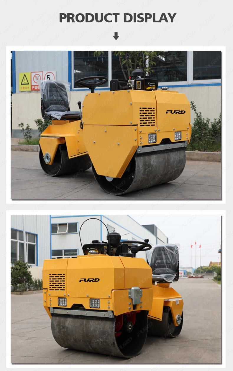 Hydrostatic Drive Double Drums Road Roller