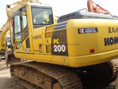 20t Japan Made Used Komatsu PC200-8 Low Hour Crawler Excavator
