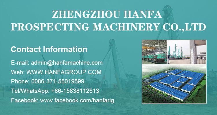 Hf395y Solar Photovoltaic Crawler Rotary Drilling Rig