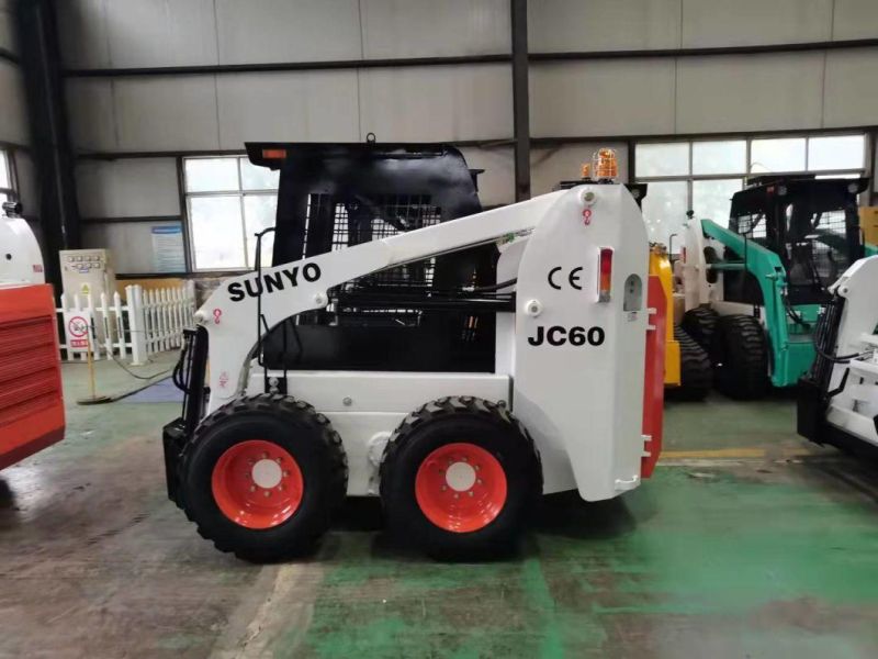 Jc60 Model Sunyo Skid Steer Loader Is Similar with Mini Loader