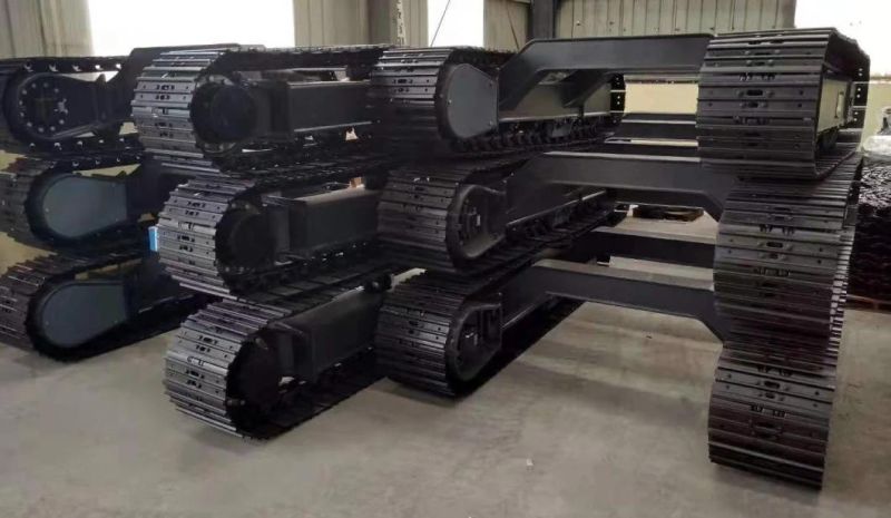 OEM/ODM Supplying Tractor Undercarriage Crane Bulldozer Track 5-8 Ton Steel Chassis