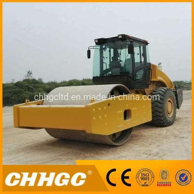 142PS 180PS Mechanical Drive Single Steel Drum Vibratory Compacting Machine Road Roller