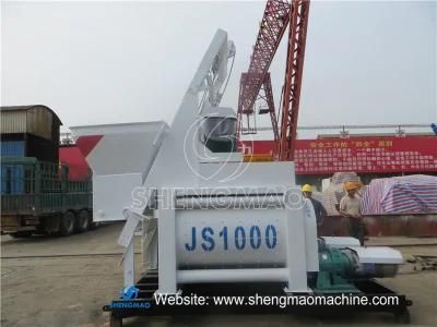 Hot Sale Drum Type Twin Shaft Type and Planetary Type Js1000 Concrete Mixing Machine