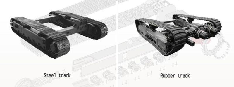 Rubber Undercarriage, Rubber Crawler, Rubber Chassis, Rubber Tracks