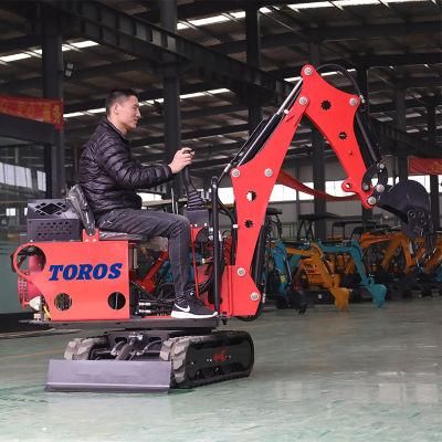 Low Shipping Freight New Mini Excavator Cheap 0.8ton for Sale