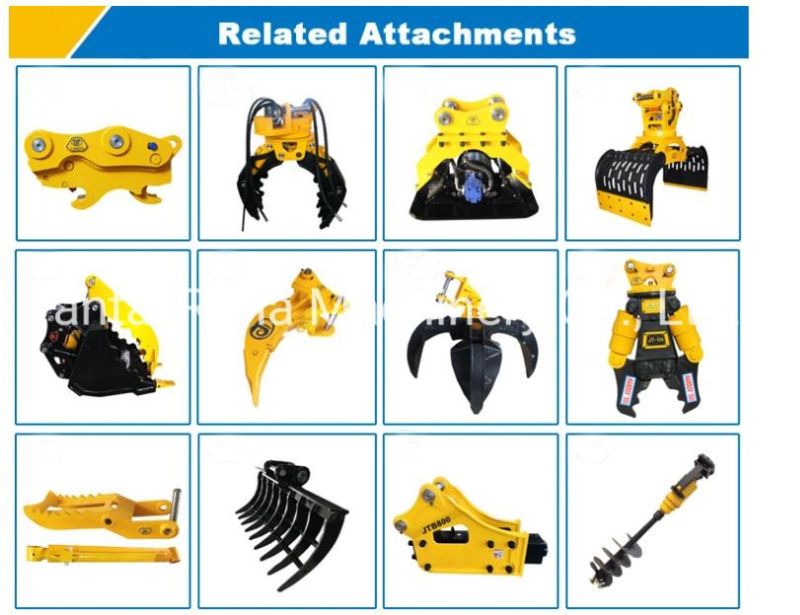 1 Ton Construction Equipment Small Engineering Excavator with Swing Boom