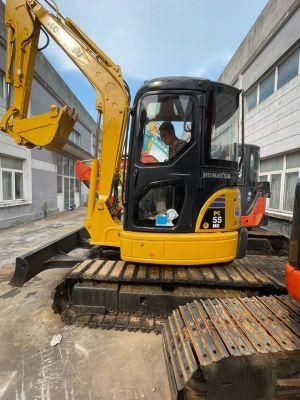 Used Second Hand Komatsuu PC55mr PC35-3 PC160-7 Crawler Excavator 0.2m3