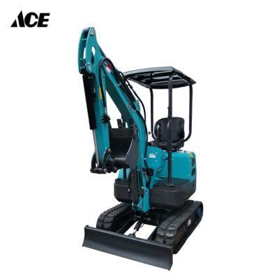 Powerful Earthing Moving Machinery 1.6ton Excavator Mini Digger