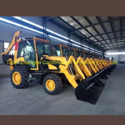 75kw Cummins Diesel Engine Backhoe Loader for Farmer