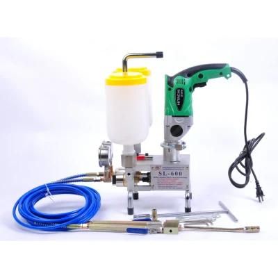 SL-600 Dual PU Polyurethane Epoxy Injection Pump with 220V Hitachi Drill