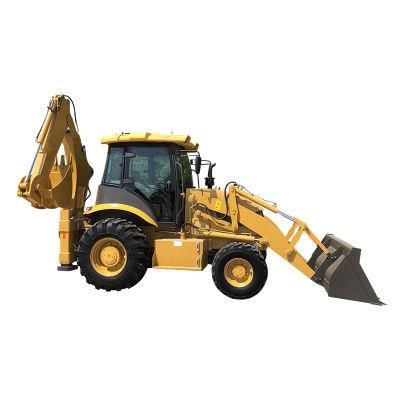 Factory Outlet Brand Wheel Drive Mini Small Hydraulic Front End Loader and Tractor Backhoe Excavator Loader 2.5t Fw388 with CE Certification