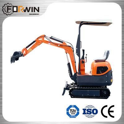 China New Hydraulic Mini Small Excavator 1ton Price Concessions with CE
