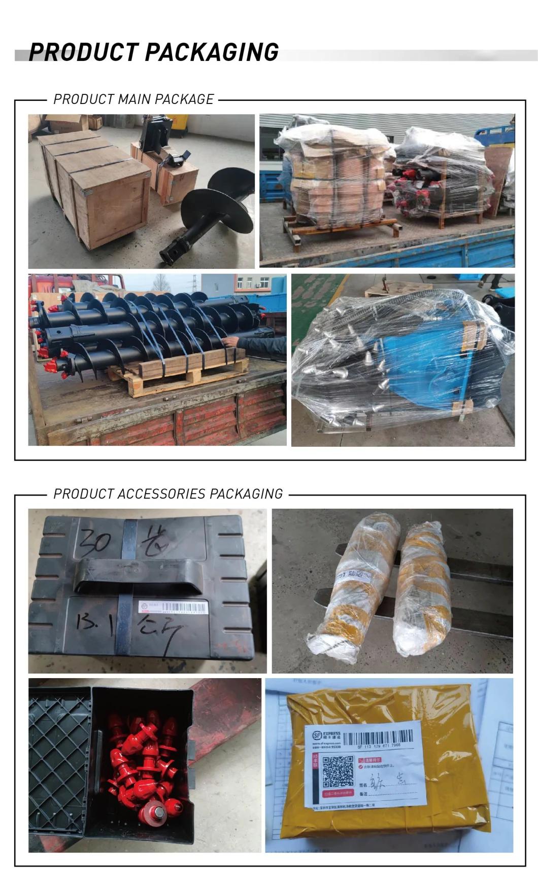 Mini Excavator Attachments Arth Auger Excavator Drill Planting Trees and Digging Holes for Electric Poles So Easy