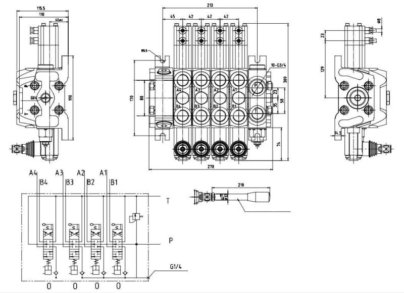 Hydraulic Multi-Way Valve China Supplier