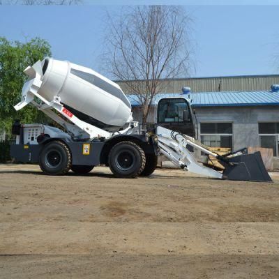 4 M3 4X4 Diesel Self Loading Concrete Mixer Truck