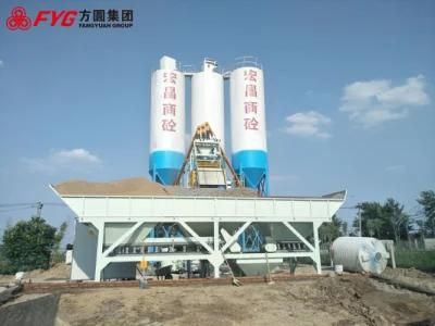 Hot Sale 50cbm Skip Loading Compact Concrete Mixing Plants