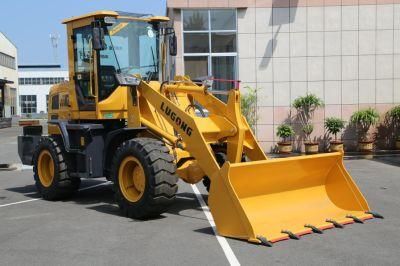 Lugong Small Mini Durable Construction with CE Aprovved Wheel Loader 1.8 Ton