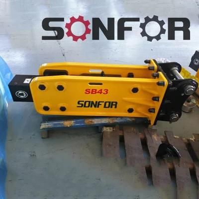 Excavator with Hydraulic Breaker Hammer, Rock Hammer, Hydraulic Hammer, Concrete Breaker