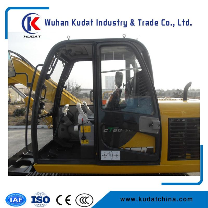 8ton Crawler Excavator with CE Approved CT80-7b