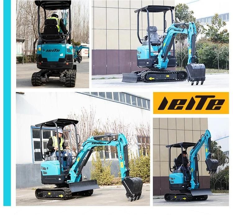 China Diesel Engines 1 Ton Mini Excavator EPA Verified Selling Hot in The United States Ultra Durable Products