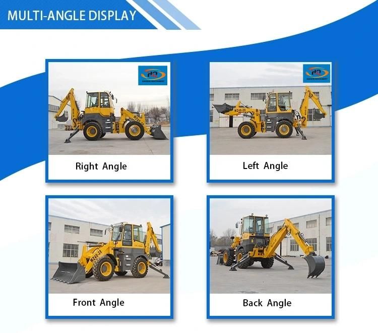 Haiqin Brand (WZ40-28) with Cummins Engine 4.0ton Backhoe Loader