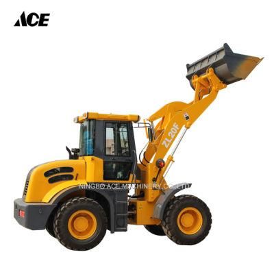 China Brand Multifunctional 1 Ton Backhoe Wheel Loaders Price