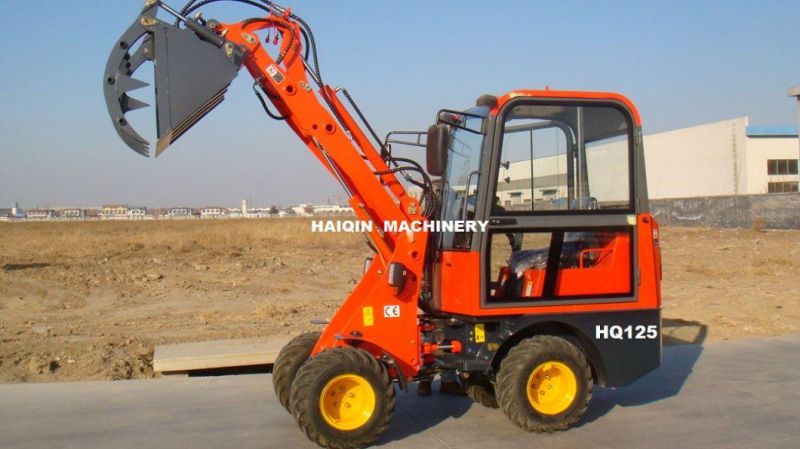 Grapple Bucket New (HQ908) with CE, ISO, SGS Articulated Mini Wheel Loader
