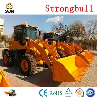 Mini 2tons Loader with Hydraulic Breaker Small Wheel Loader with Big Big Cabin
