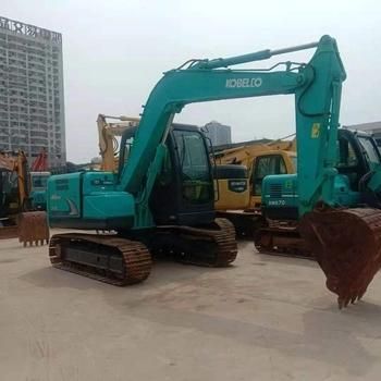 Cheap Used Japan Made Small 7 Ton Excavator Kobelc Sk75