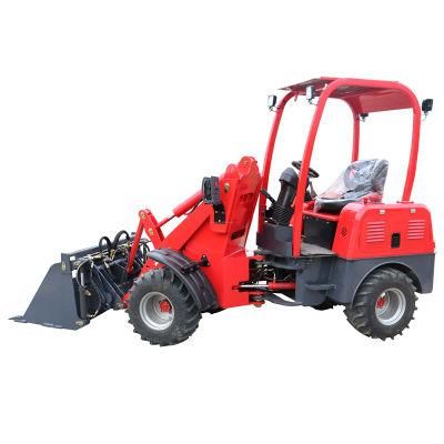 Lithium Battery Agricultural Farm Wheel Electric Loader 0.6 Ton for Sale