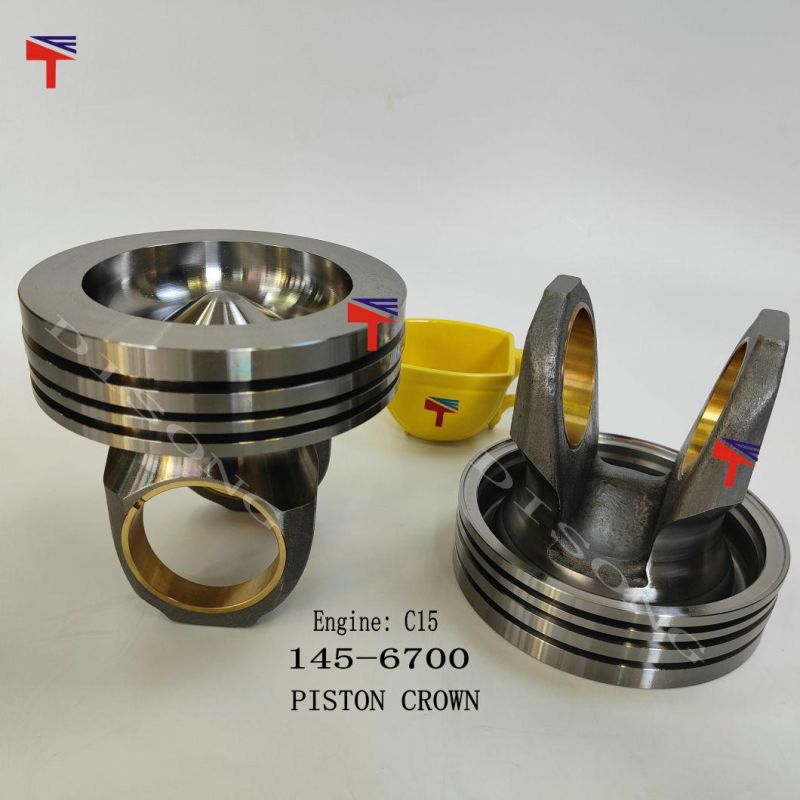 High-Performance Diesel Engine Engineering Machinery Parts Piston Crown 145-6700 for Engine Parts C15 Generator Set