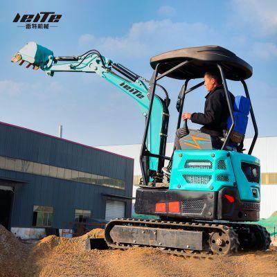 Multifunctional Hydraulic Digger Mini Excavator 1.7 Ton