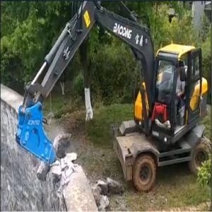 Hydraulic Breaker Excavator Wheel Hydraulic Excavator for Breaking